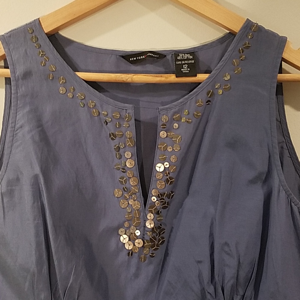 Silk sleeveless top